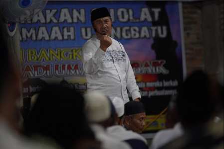 Silaturahmi dengan Ustadz Ujung Batu, Gubernur Syamsuar Ajak Masyarakat Berzakat